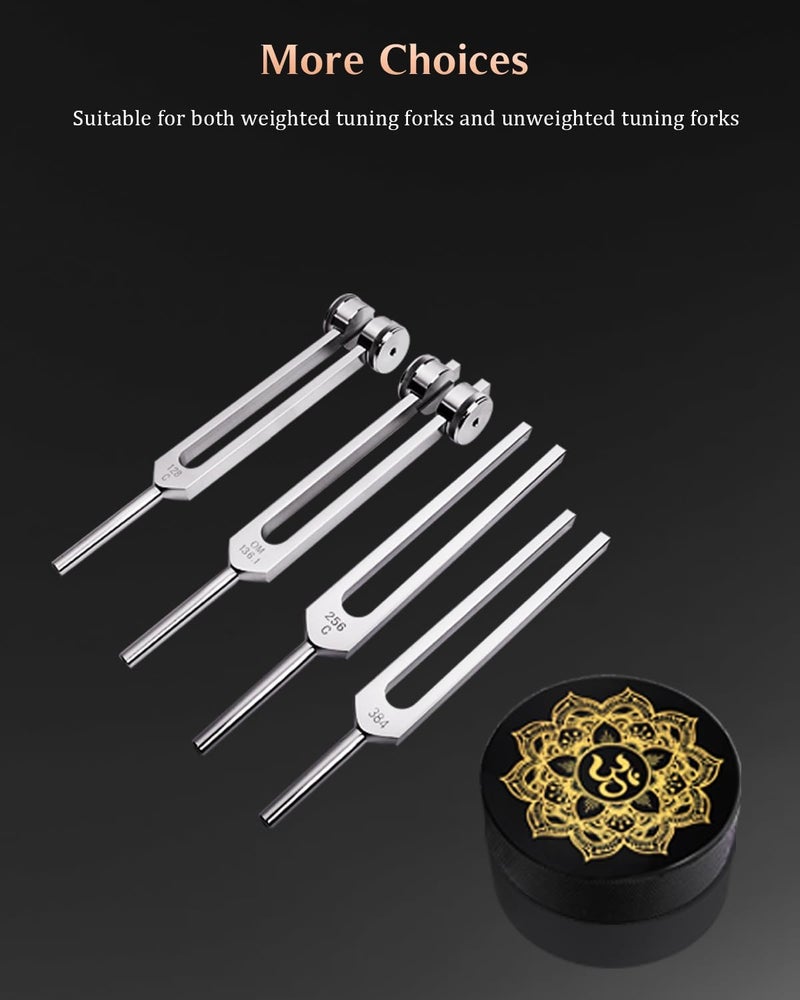Tenfly Tuning Fork Activator for Sound Healing – Maximizes Vibration & Sustained Tone with Minimal Noise, Made of Vulcanized Rubber - Image 5